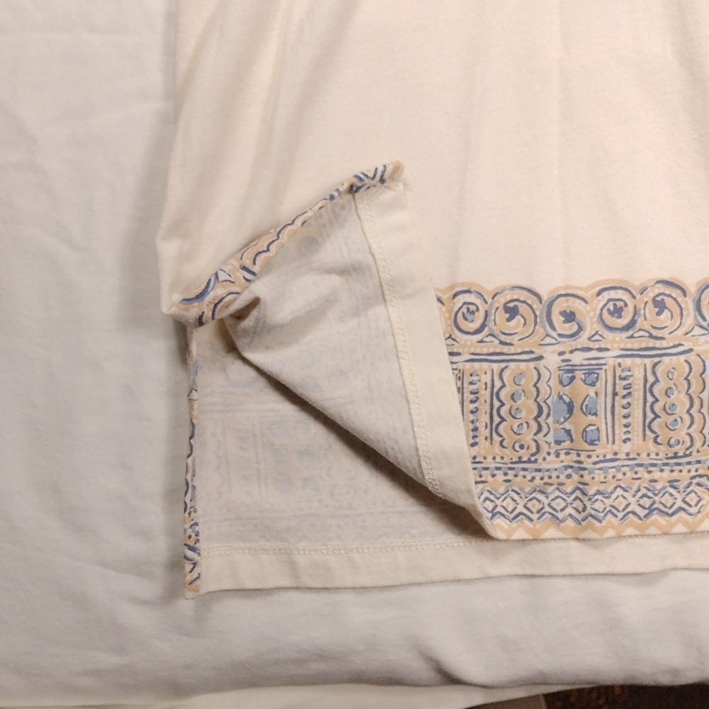 Ruby Rd Embroidered Cream Top Size Small - Picture 4 of 9